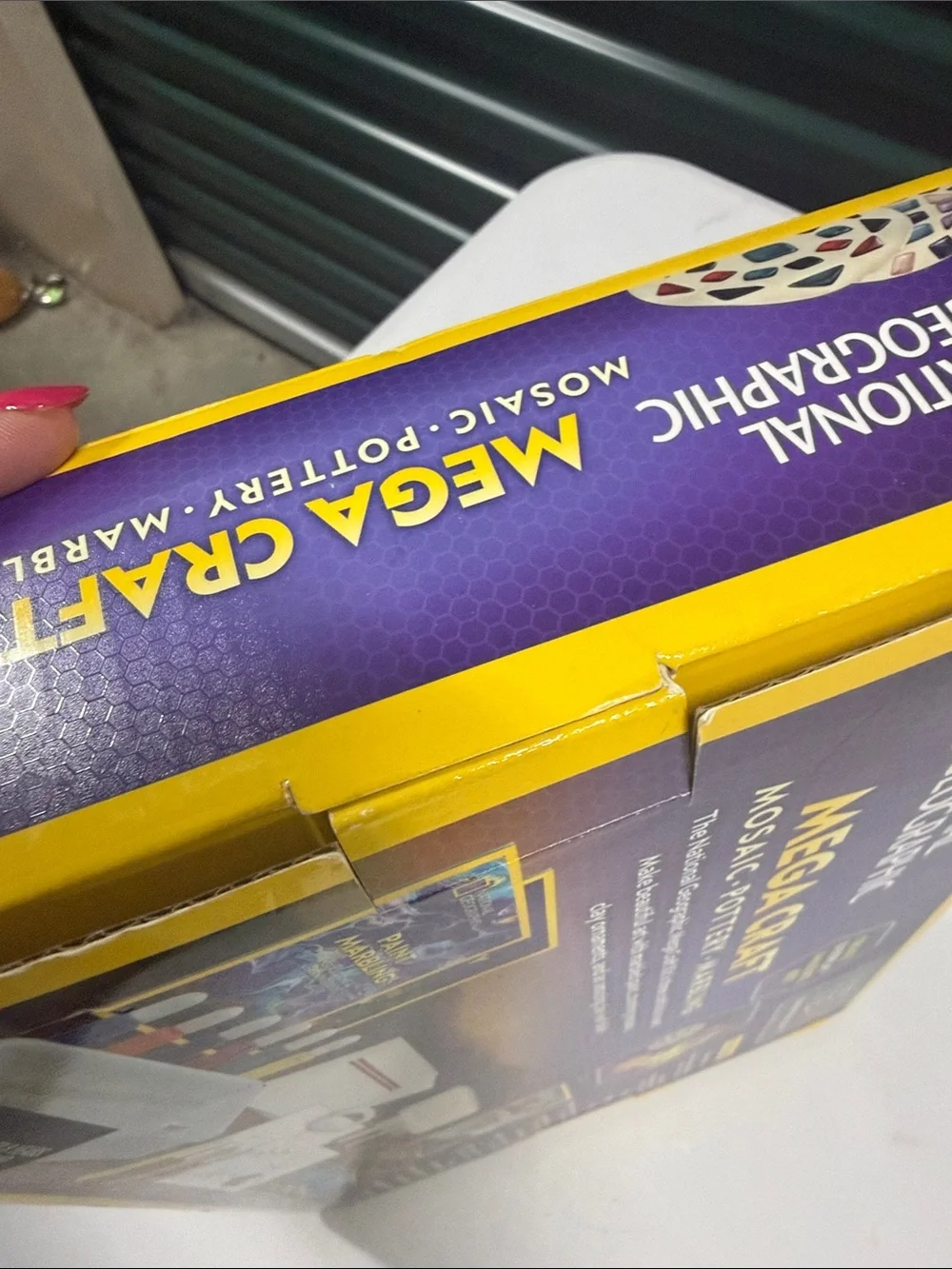 National Geographic Mega Craft Kit - Purple & Yellow Packaging